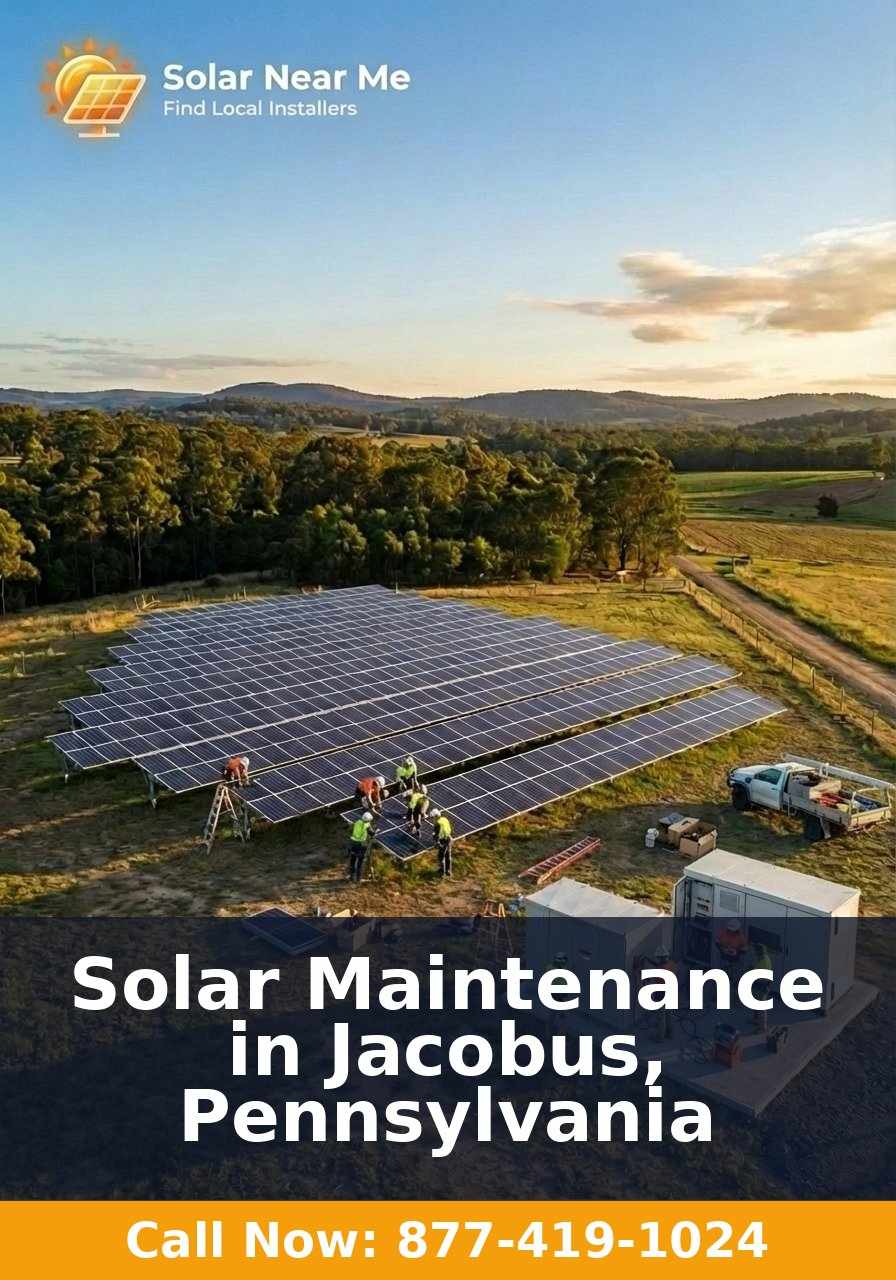 Solar Maintenance in Jacobus, Pennsylvania