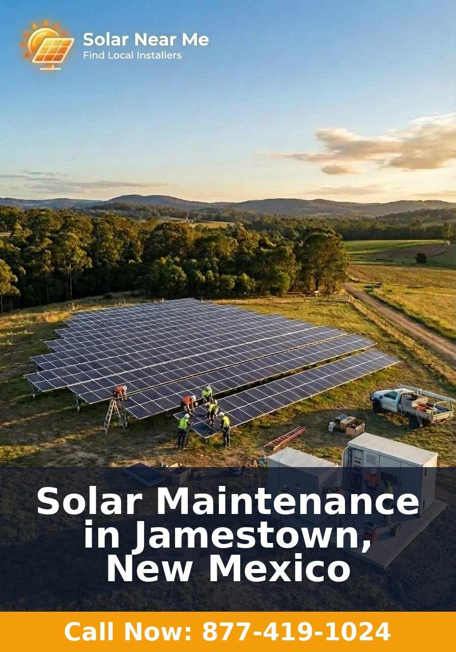 Solar Maintenance in Jamestown, New Mexico
