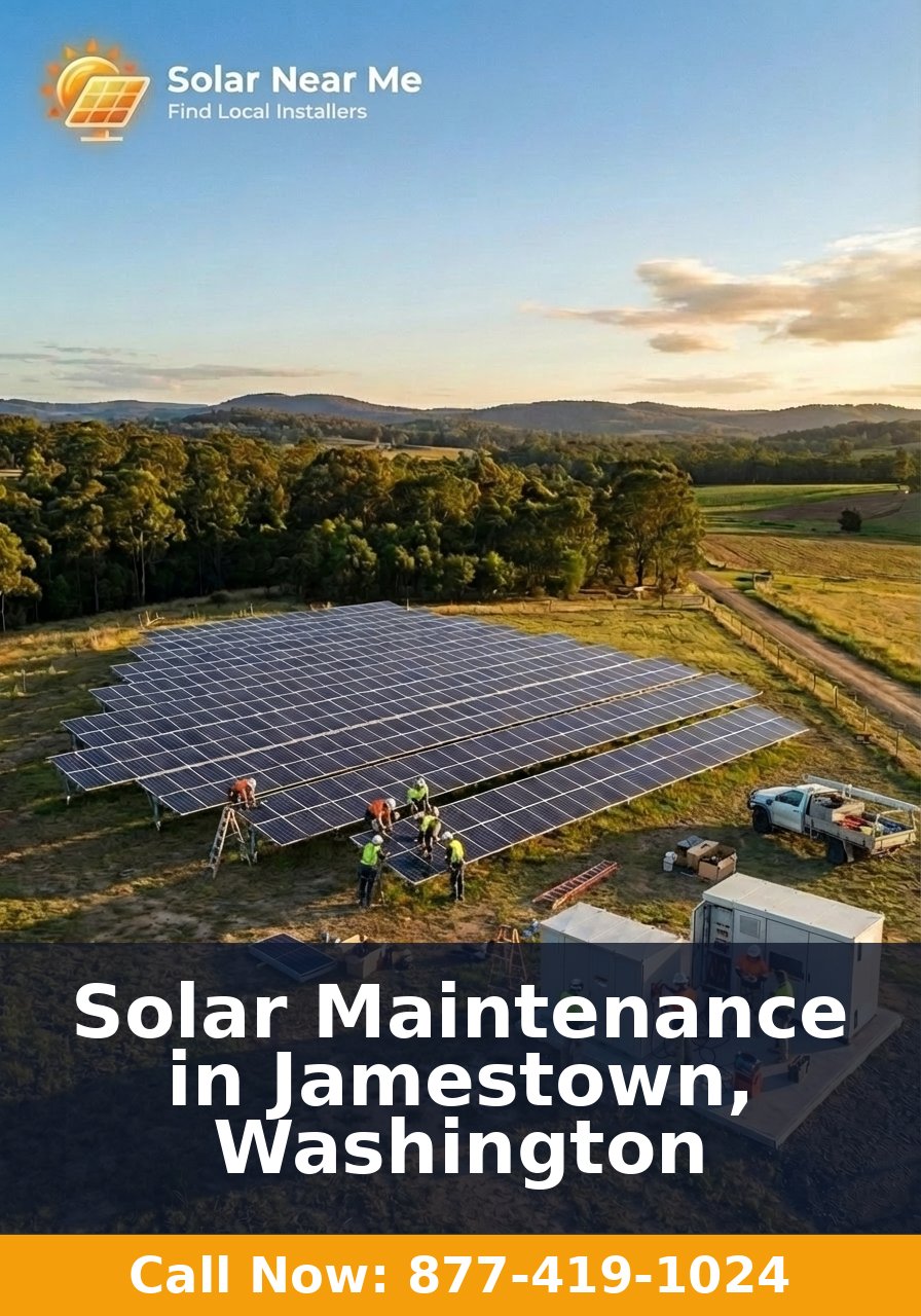 Solar Maintenance in Jamestown, Washington
