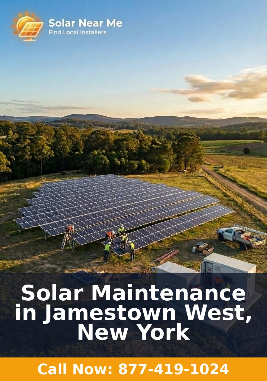 Solar Maintenance in Jamestown West, New York