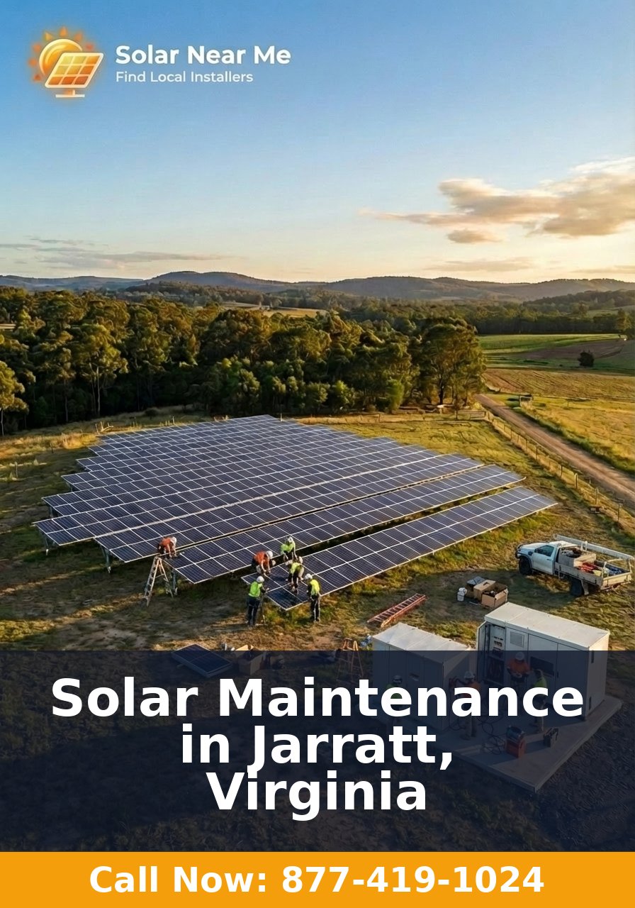 Solar Maintenance in Jarratt, Virginia