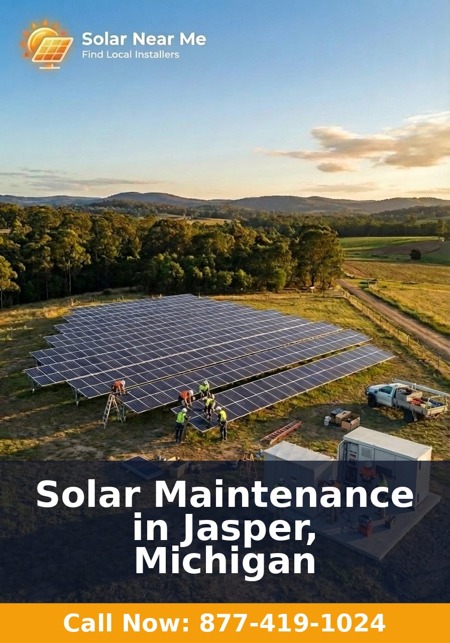 Solar Maintenance in Jasper, Michigan