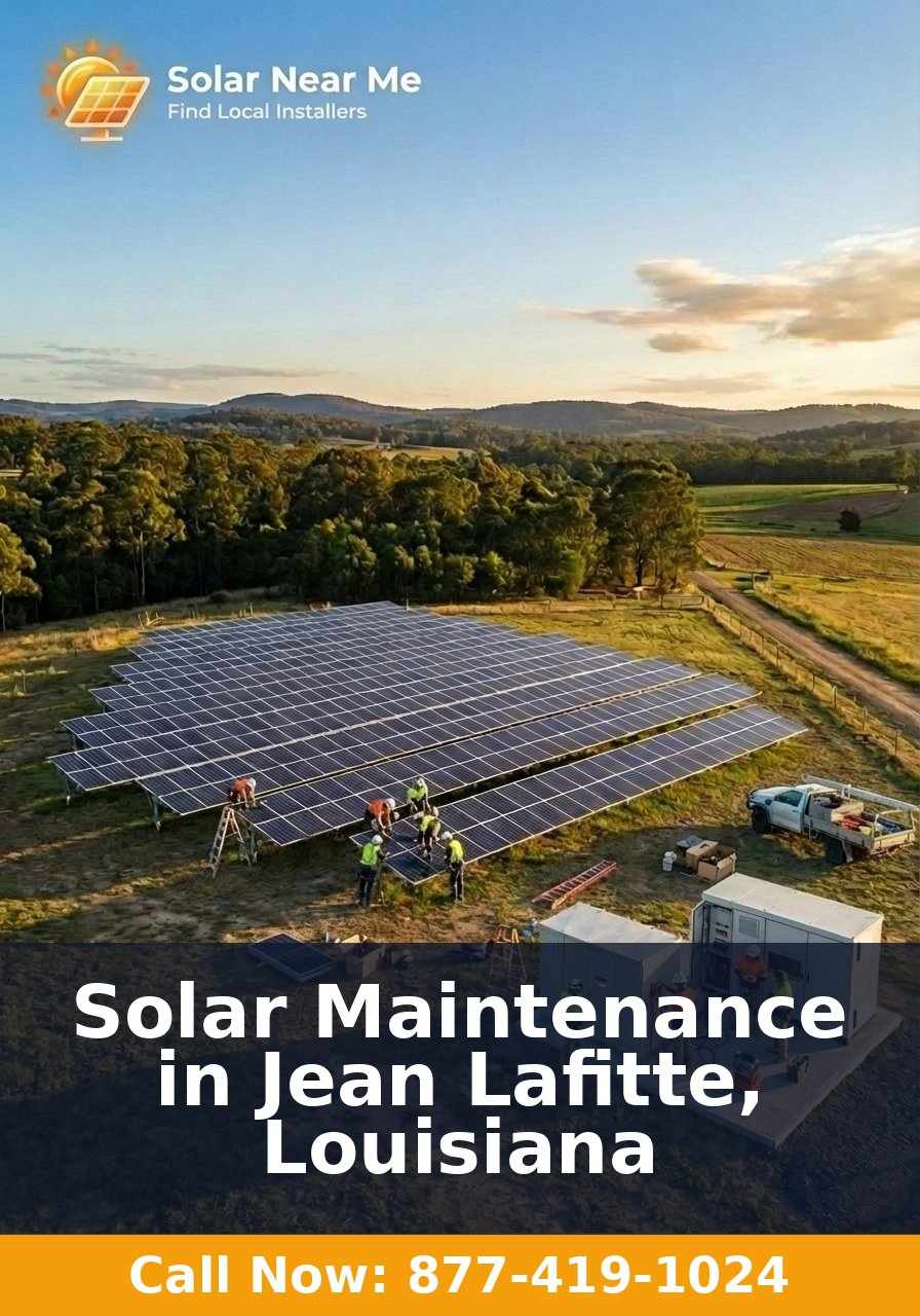 Solar Maintenance in Jean Lafitte, Louisiana