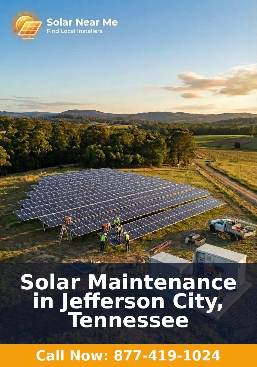 Solar Maintenance in Jefferson City, Tennessee