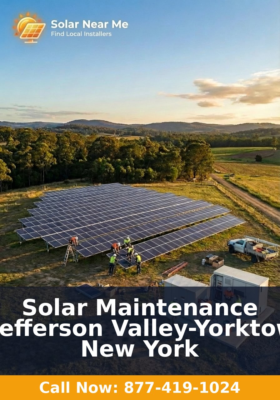 Solar Maintenance in Jefferson Valley-Yorktown, New York