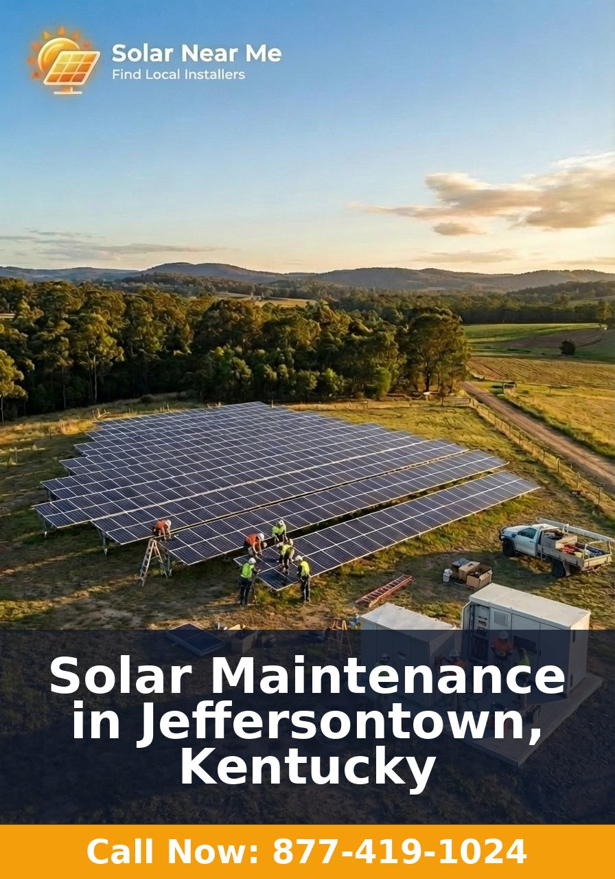 Solar Maintenance in Jeffersontown, Kentucky