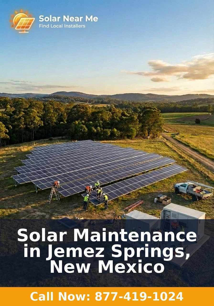 Solar Maintenance in Jemez Springs, New Mexico