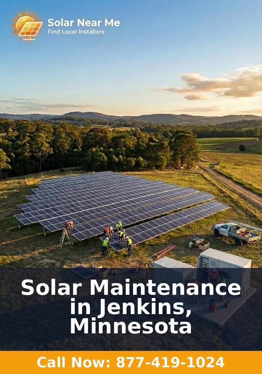 Solar Maintenance in Jenkins, Minnesota