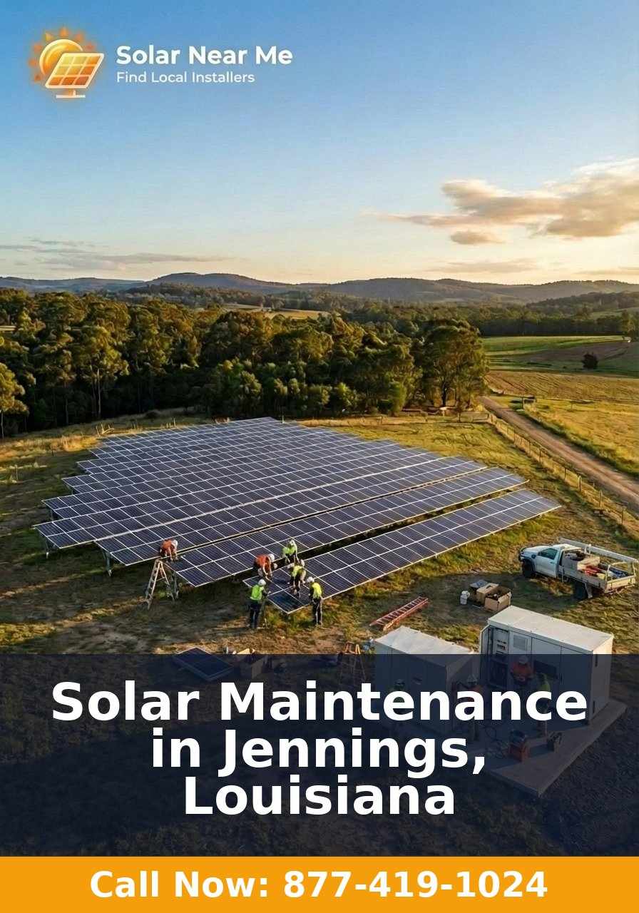 Solar Maintenance in Jennings, Louisiana