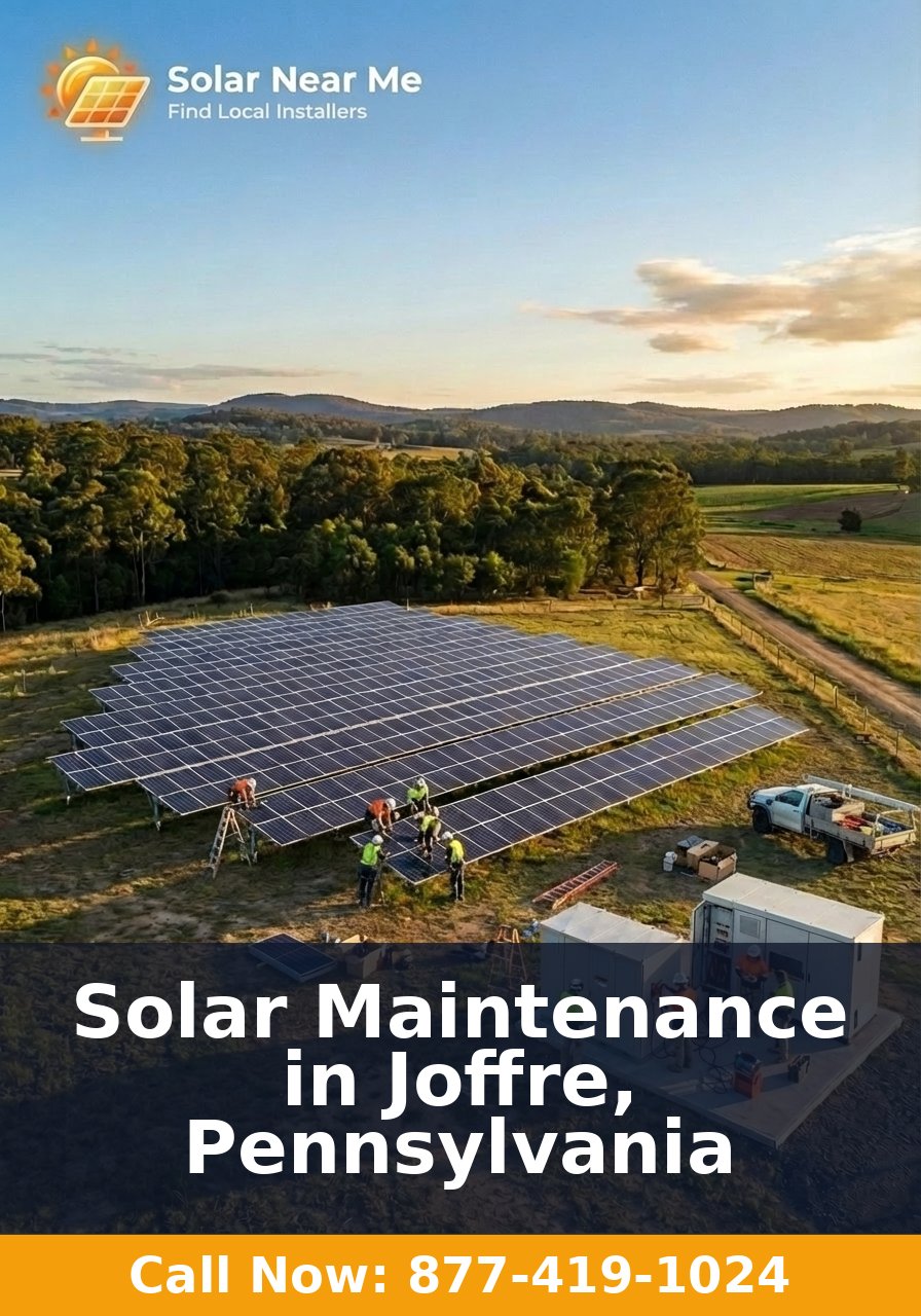 Solar Maintenance in Joffre, Pennsylvania