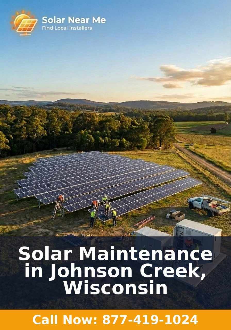 Solar Maintenance in Johnson Creek, Wisconsin