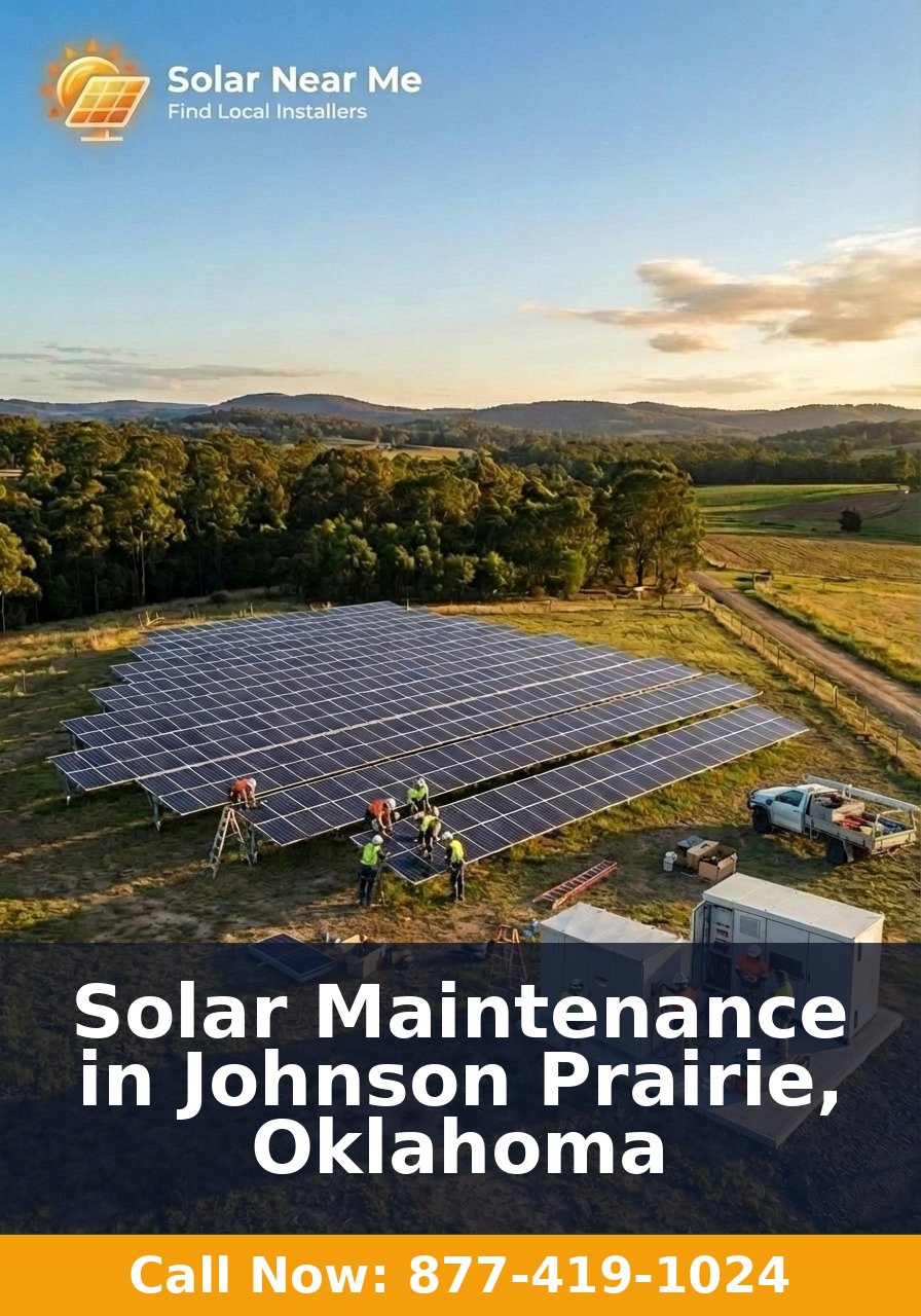 Solar Maintenance in Johnson Prairie, Oklahoma