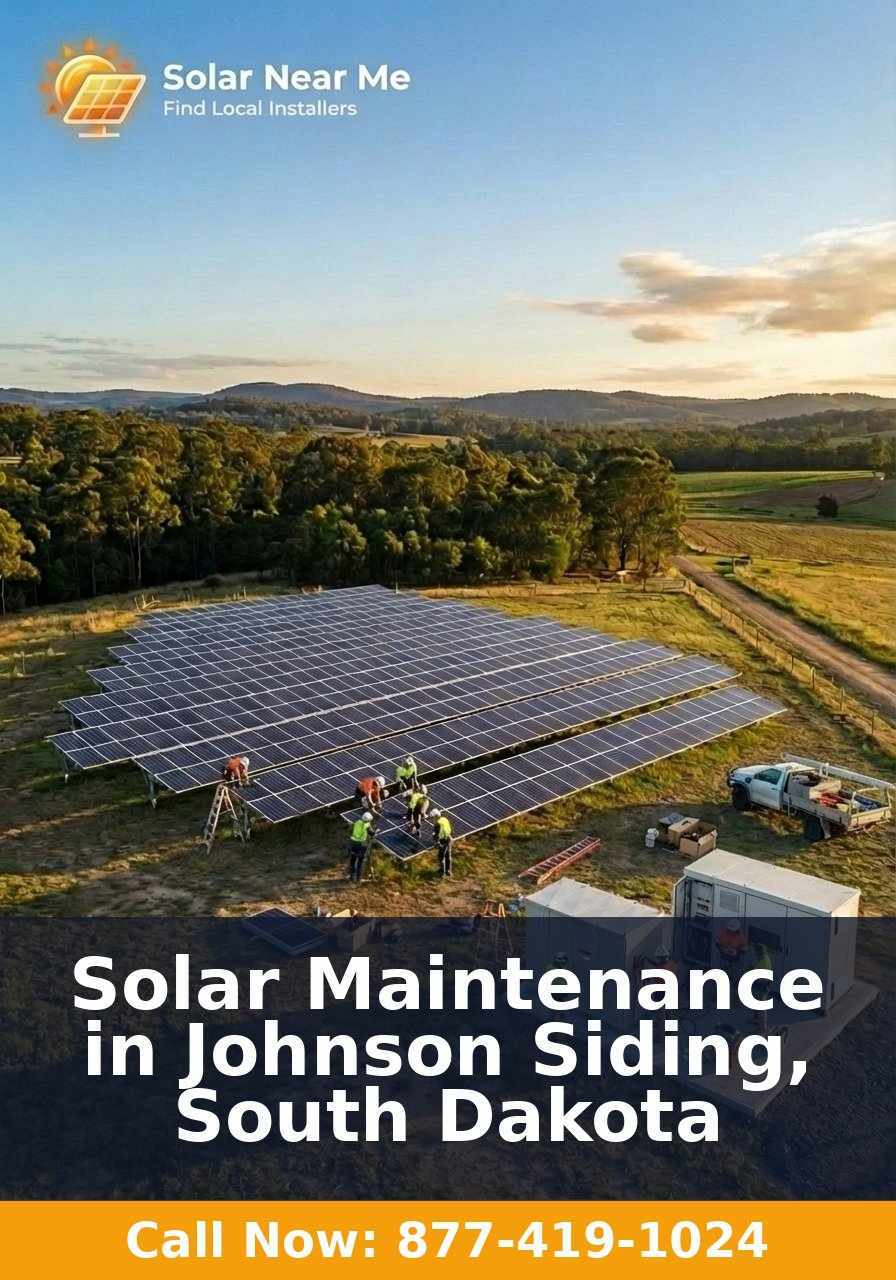 Solar Maintenance in Johnson Siding, South Dakota
