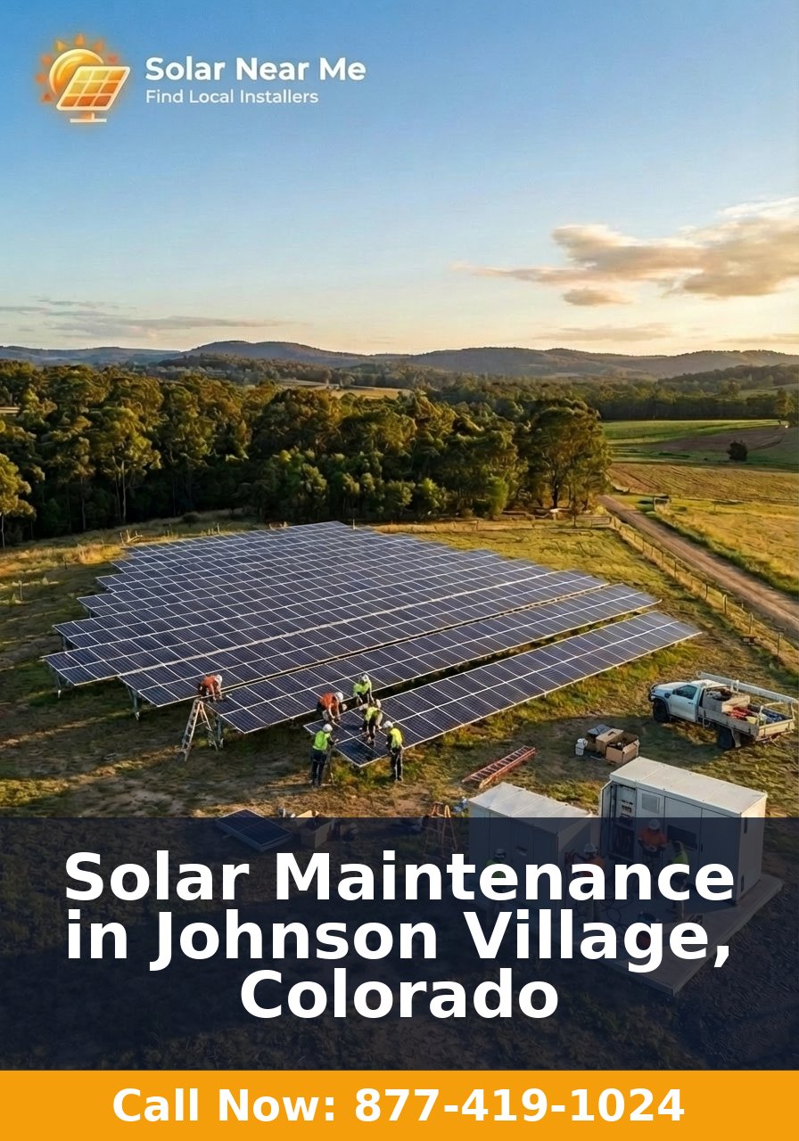 Solar Maintenance in Johnson Village, Colorado