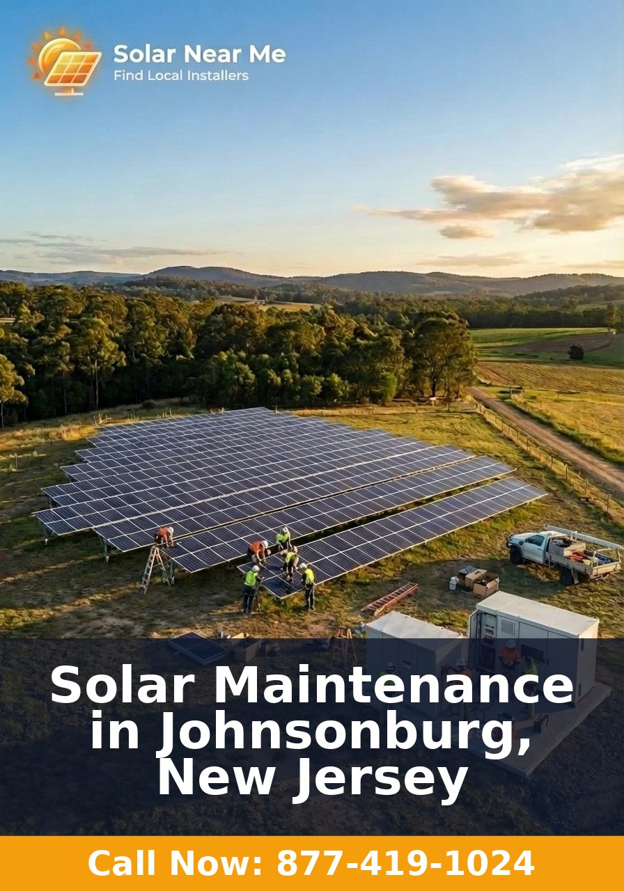 Solar Maintenance in Johnsonburg, New Jersey