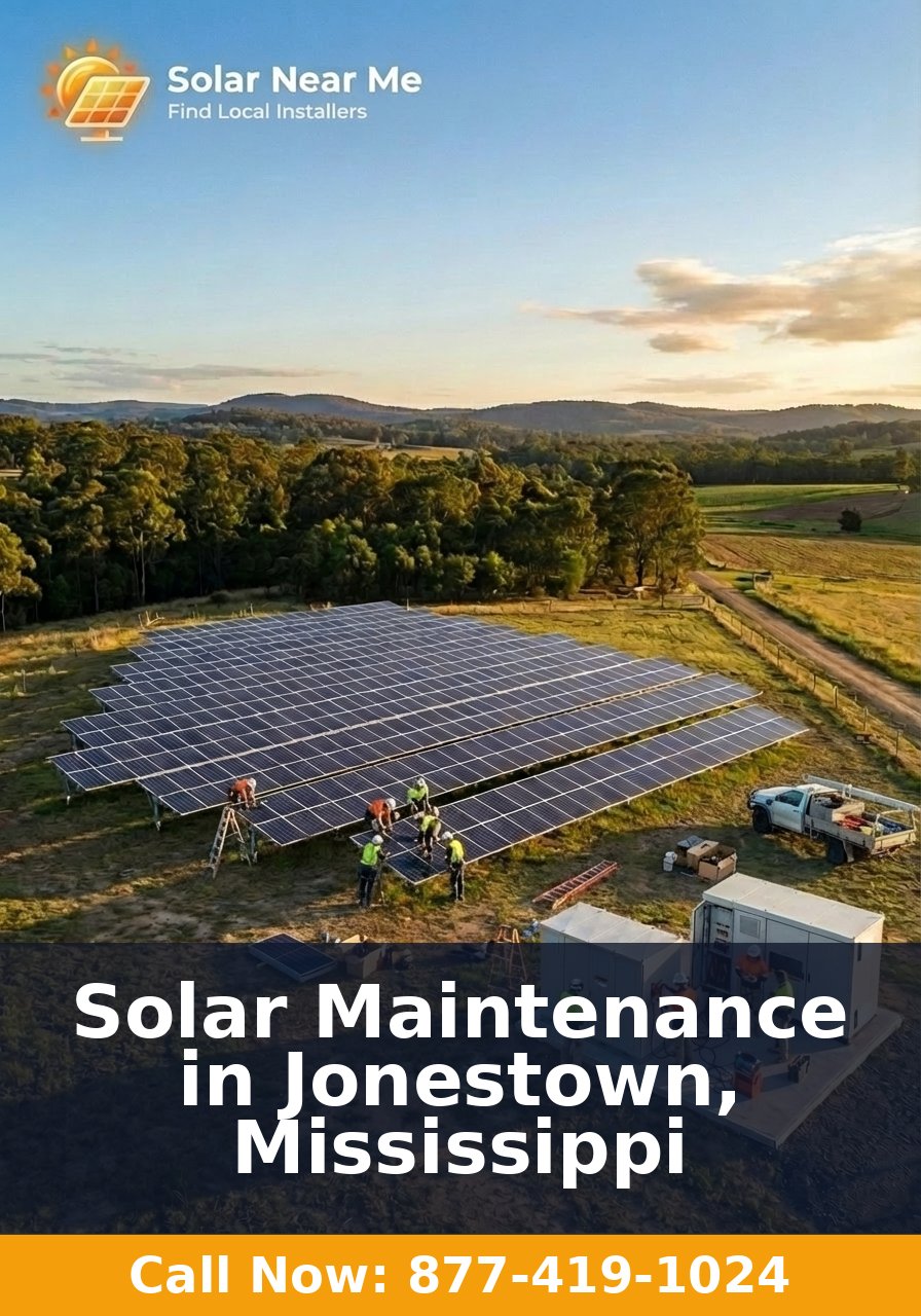 Solar Maintenance in Jonestown, Mississippi