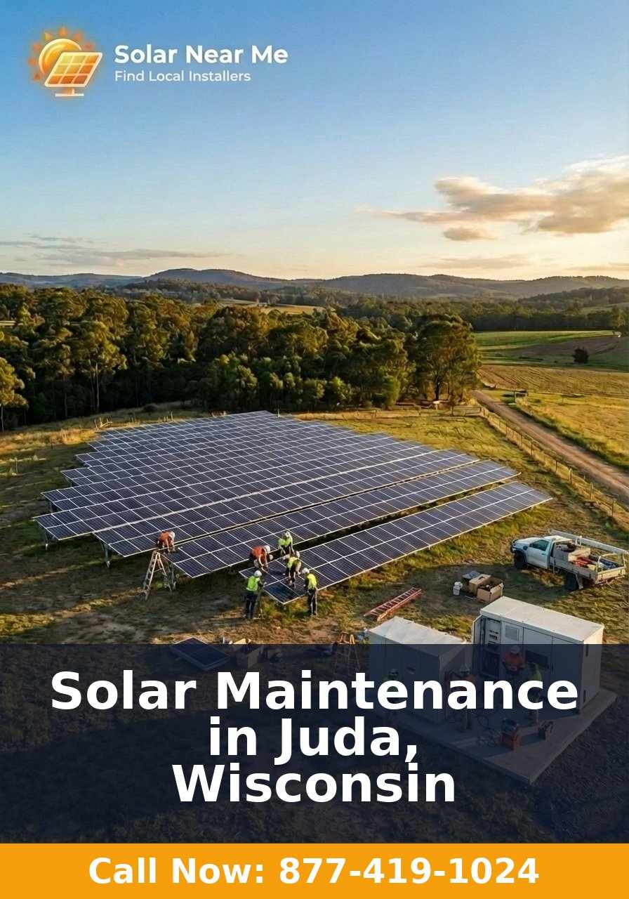 Solar Maintenance in Juda, Wisconsin