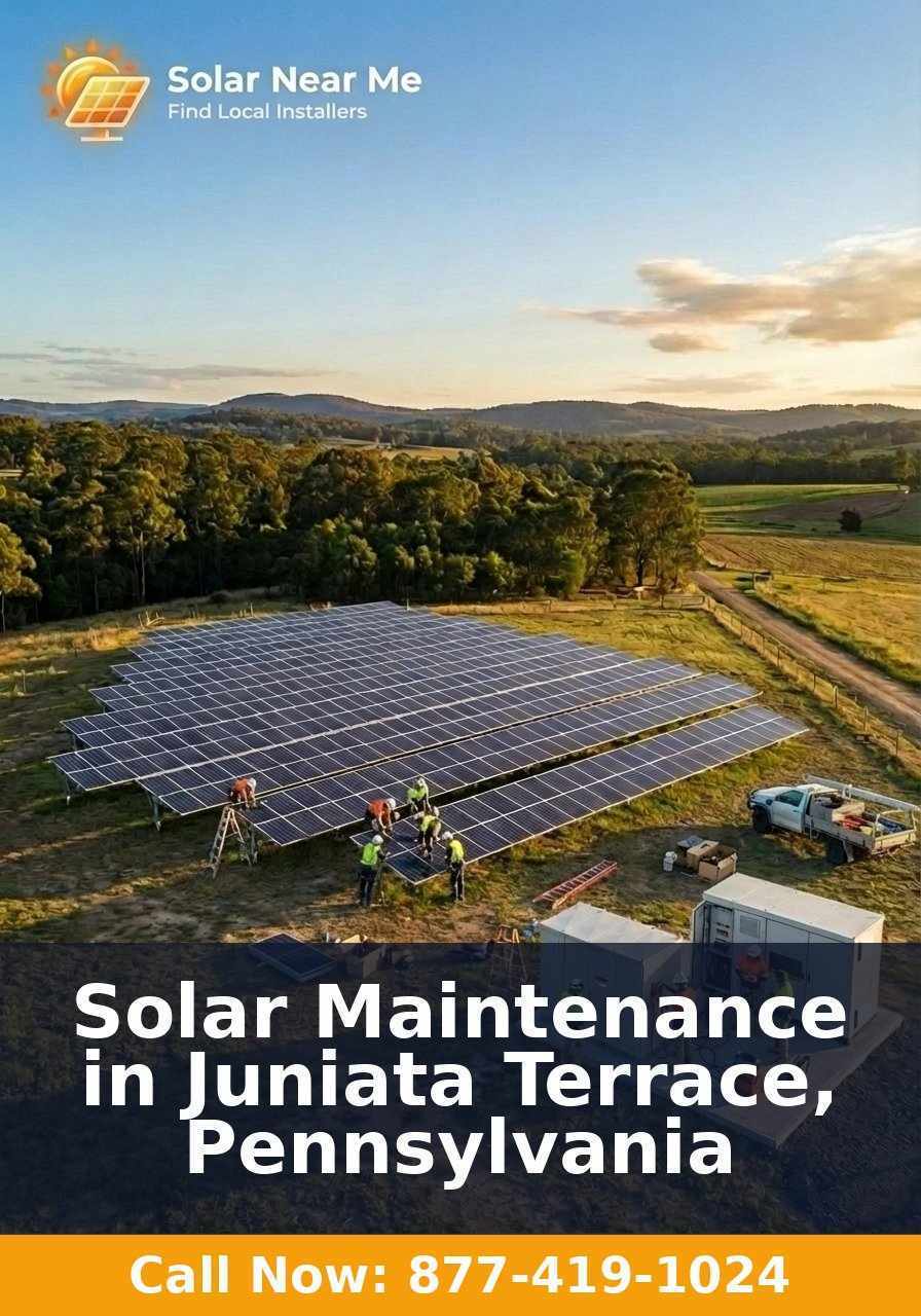 Solar Maintenance in Juniata Terrace, Pennsylvania