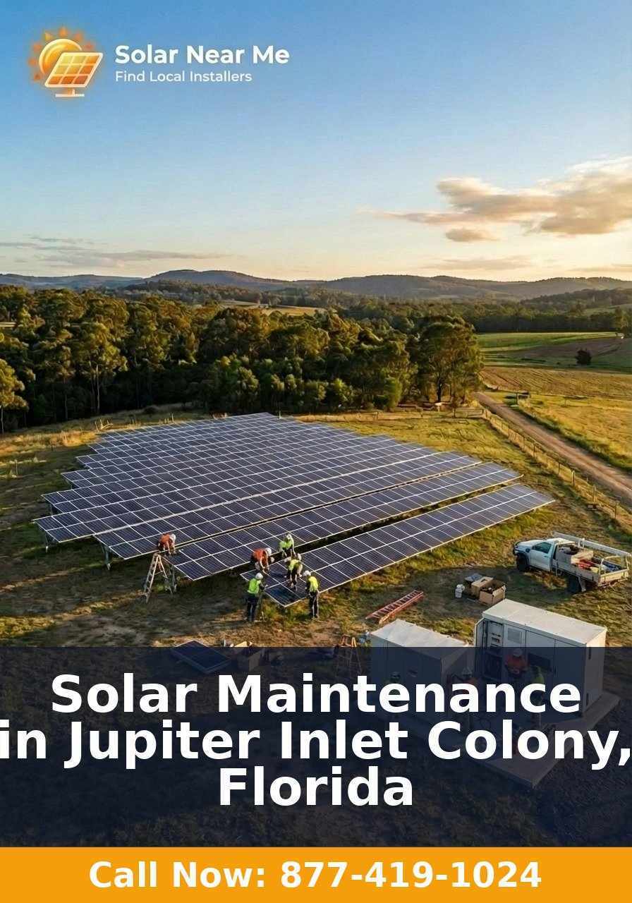 Solar Maintenance in Jupiter Inlet Colony, Florida