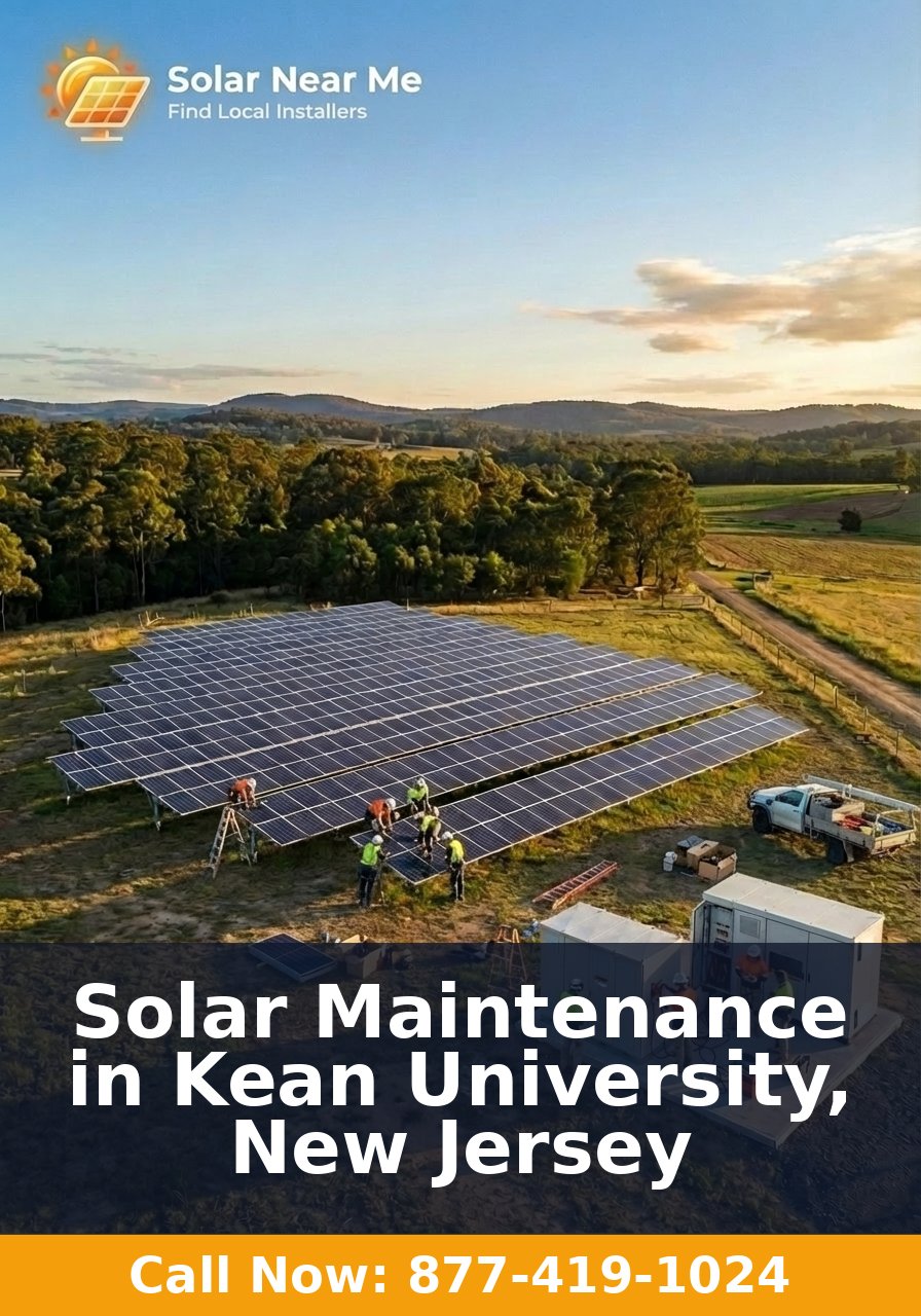 Solar Maintenance in Kean University, New Jersey