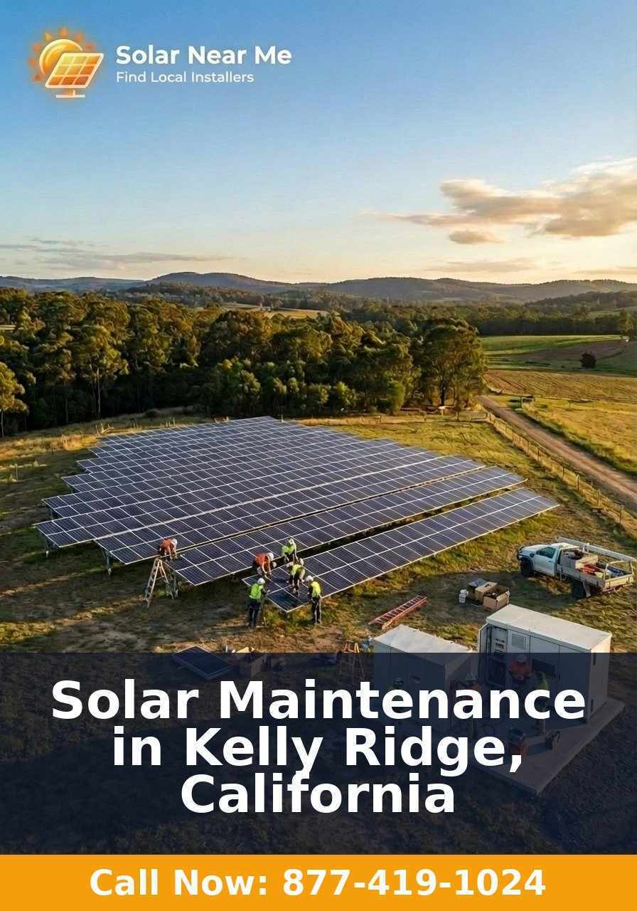 Solar Maintenance in Kelly Ridge, California