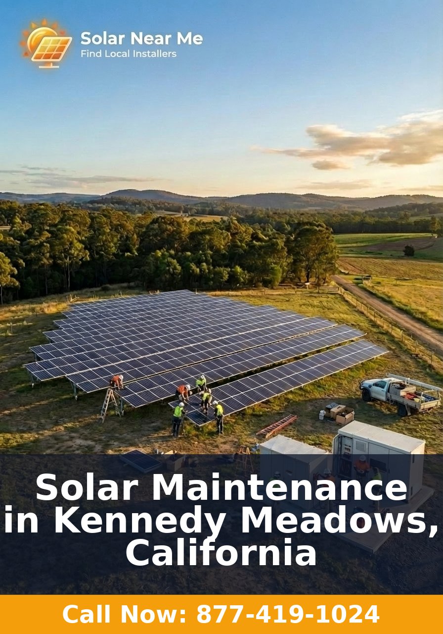 Solar Maintenance in Kennedy Meadows, California