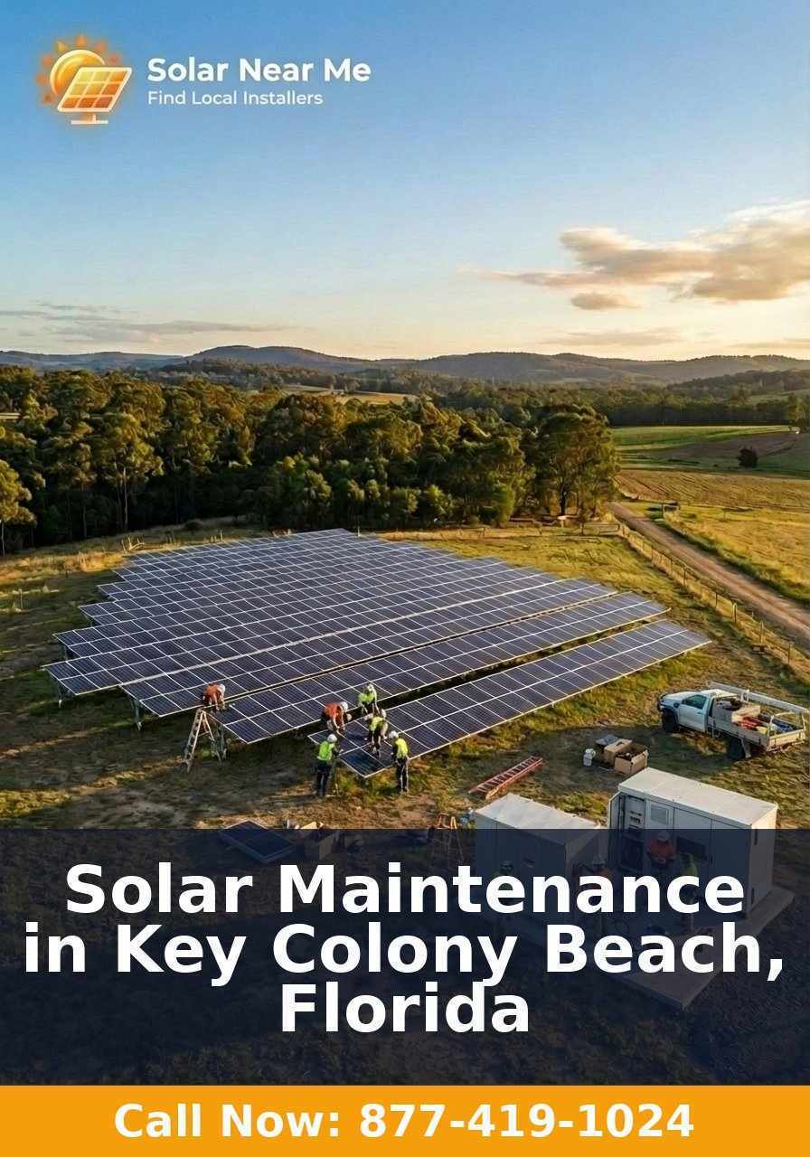 Solar Maintenance in Key Colony Beach, Florida