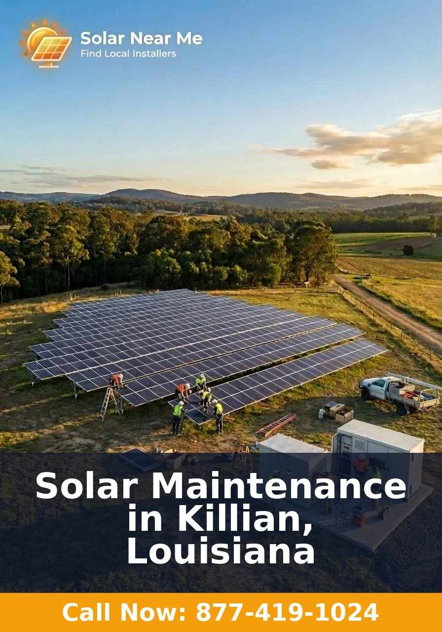 Solar Maintenance in Killian, Louisiana