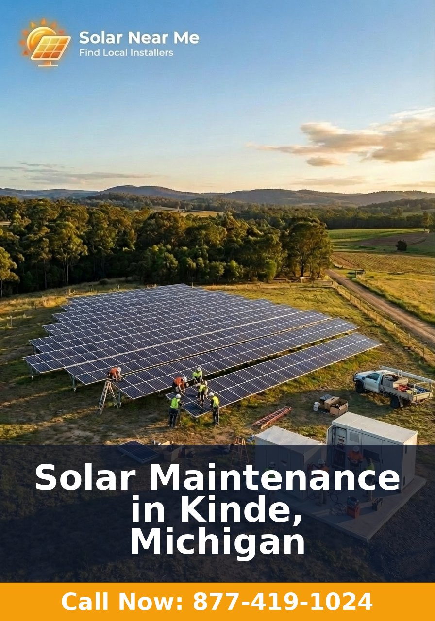 Solar Maintenance in Kinde, Michigan
