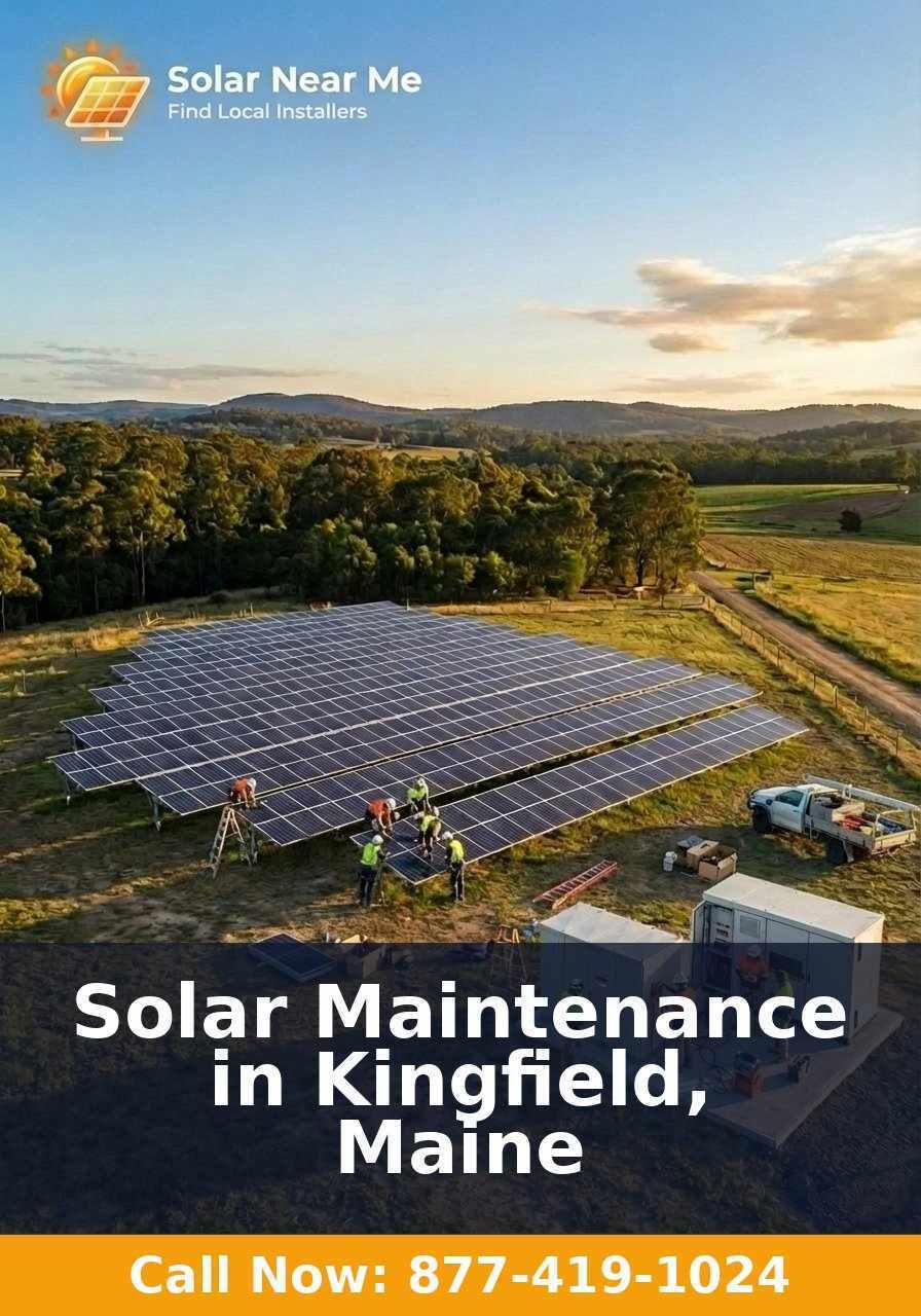 Solar Maintenance in Kingfield, Maine