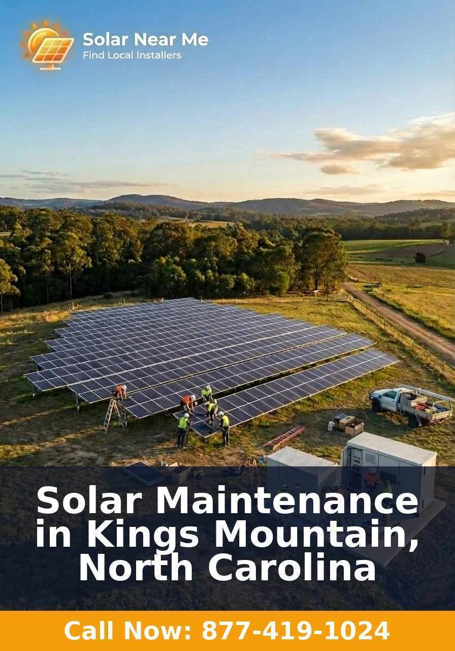 Solar Maintenance in Kings Mountain, North Carolina