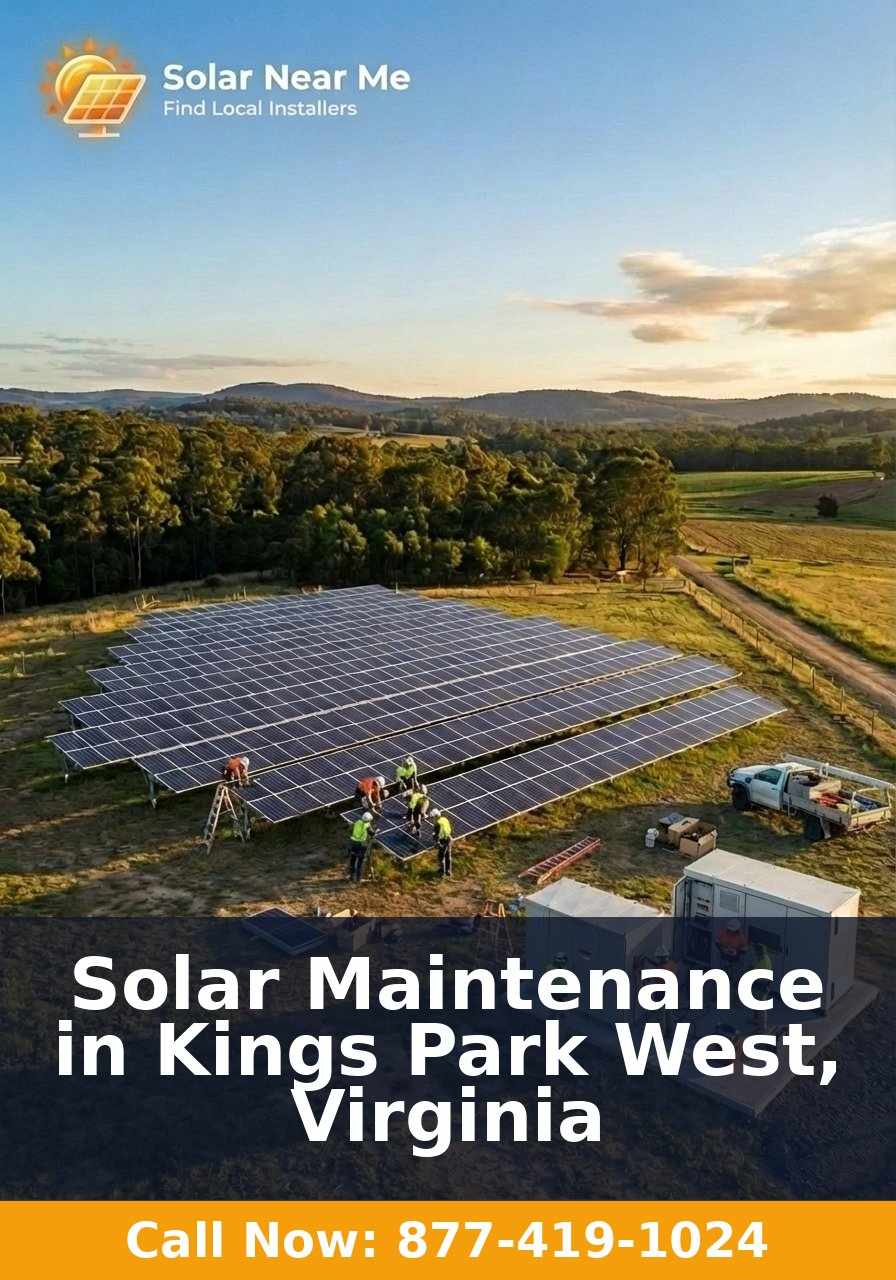 Solar Maintenance in Kings Park West, Virginia