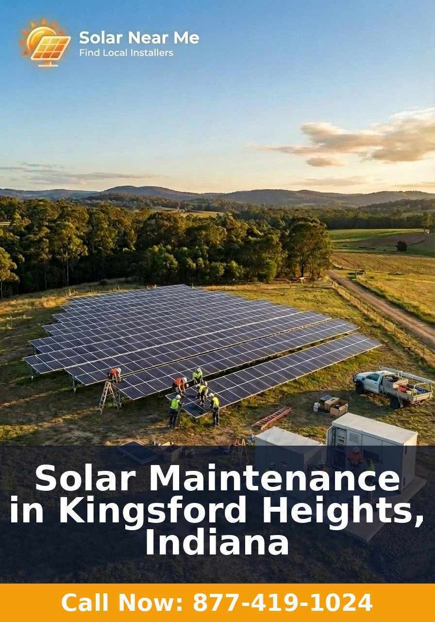 Solar Maintenance in Kingsford Heights, Indiana