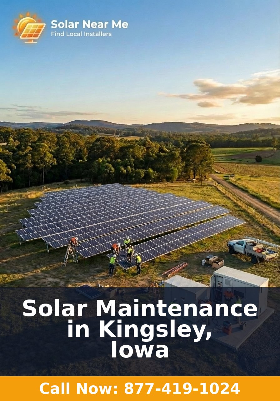 Solar Maintenance in Kingsley, Iowa