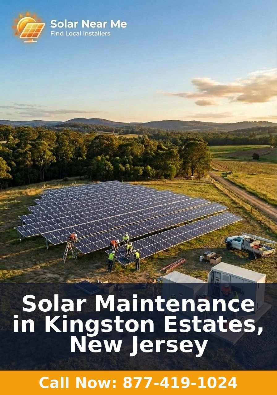 Solar Maintenance in Kingston Estates, New Jersey