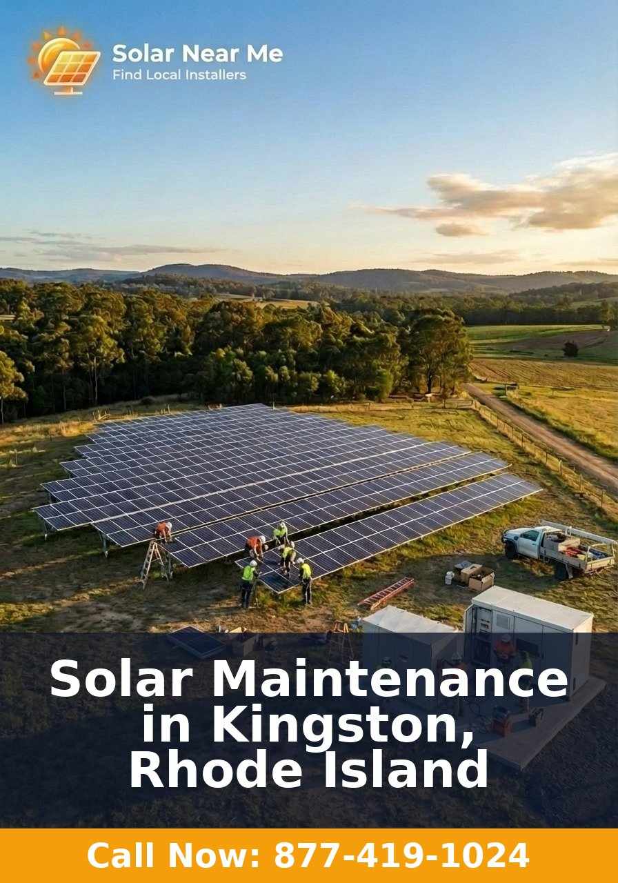 Solar Maintenance in Kingston, Rhode Island