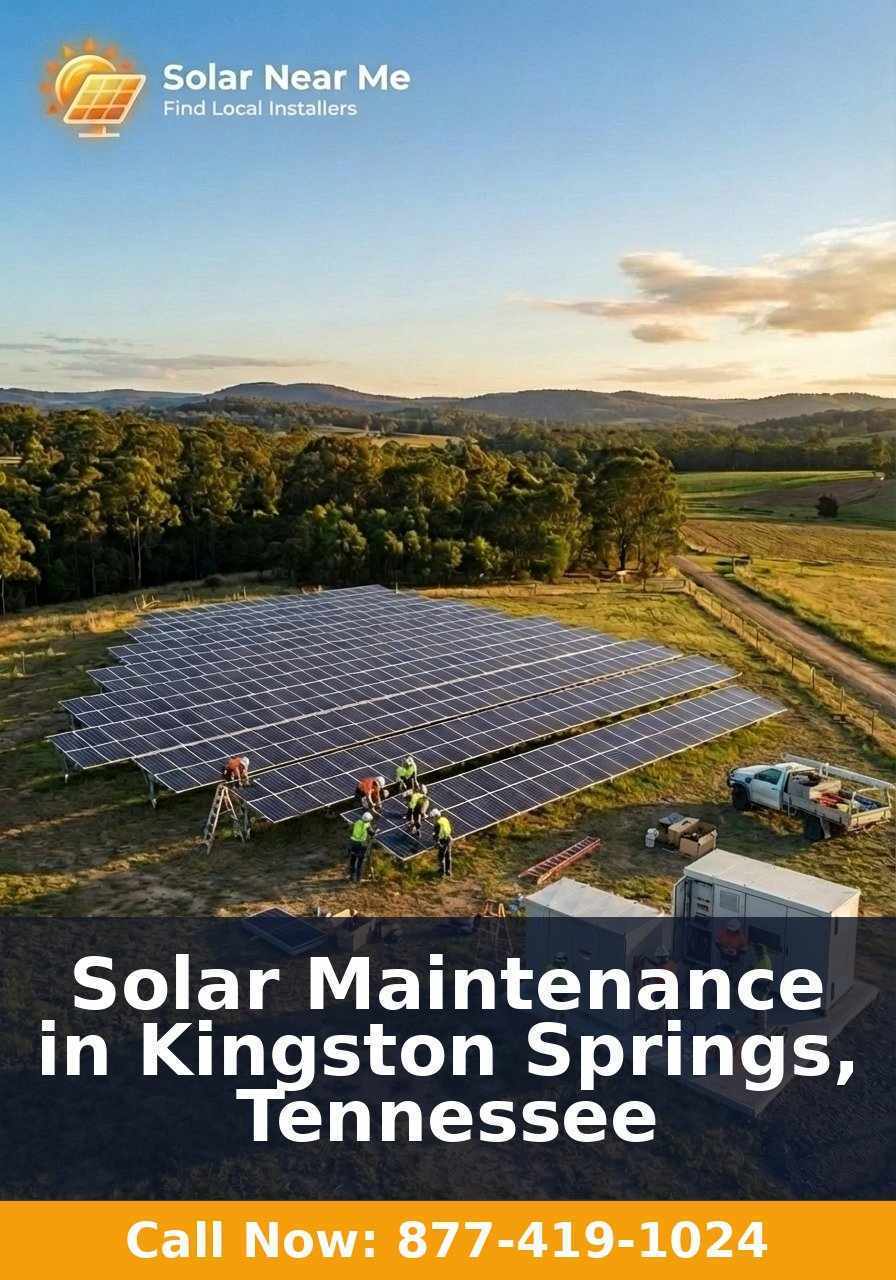 Solar Maintenance in Kingston Springs, Tennessee