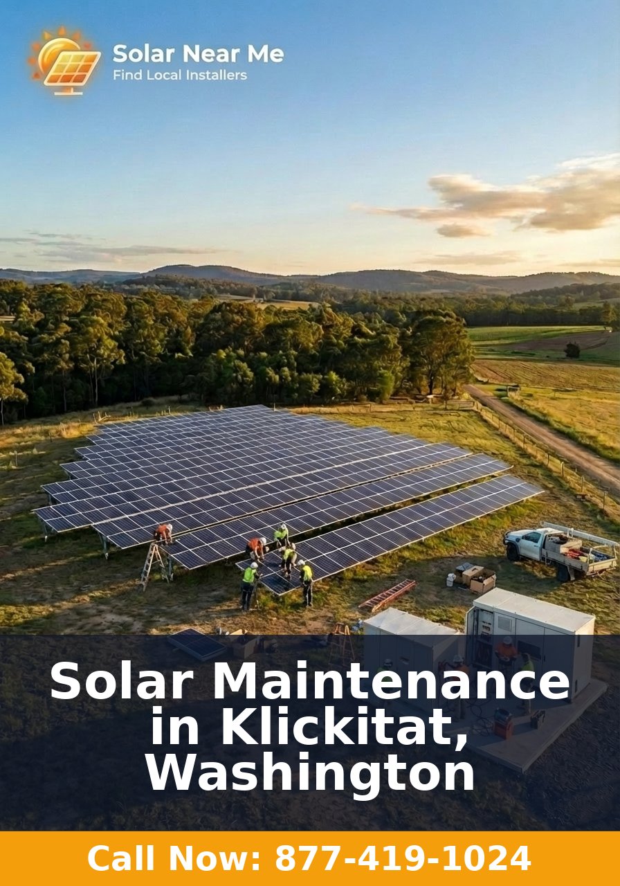 Solar Maintenance in Klickitat, Washington