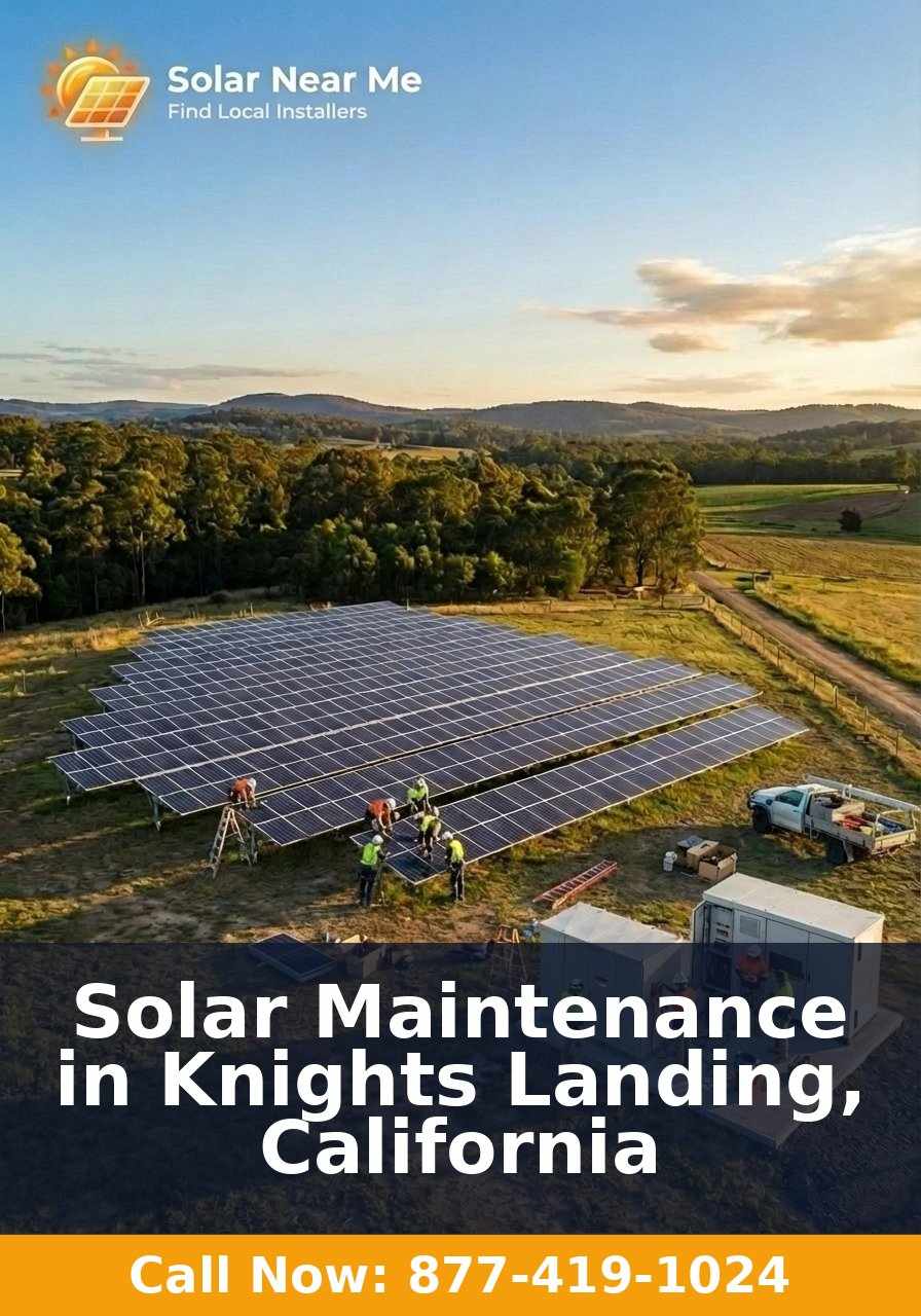 Solar Maintenance in Knights Landing, California