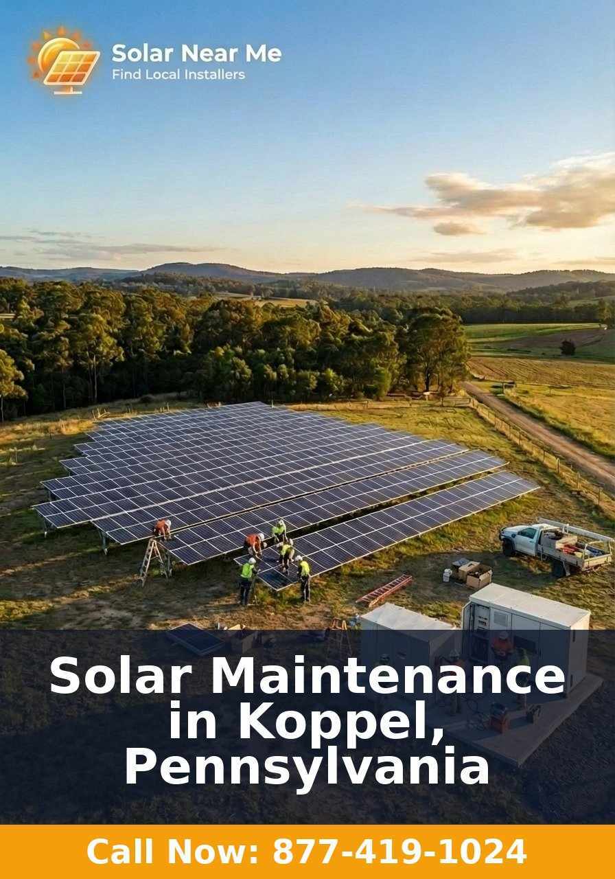 Solar Maintenance in Koppel, Pennsylvania