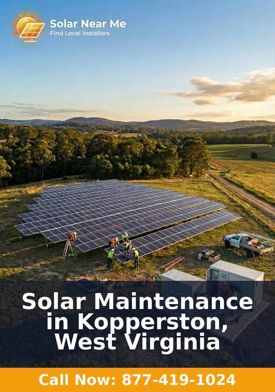 Solar Maintenance in Kopperston, West Virginia