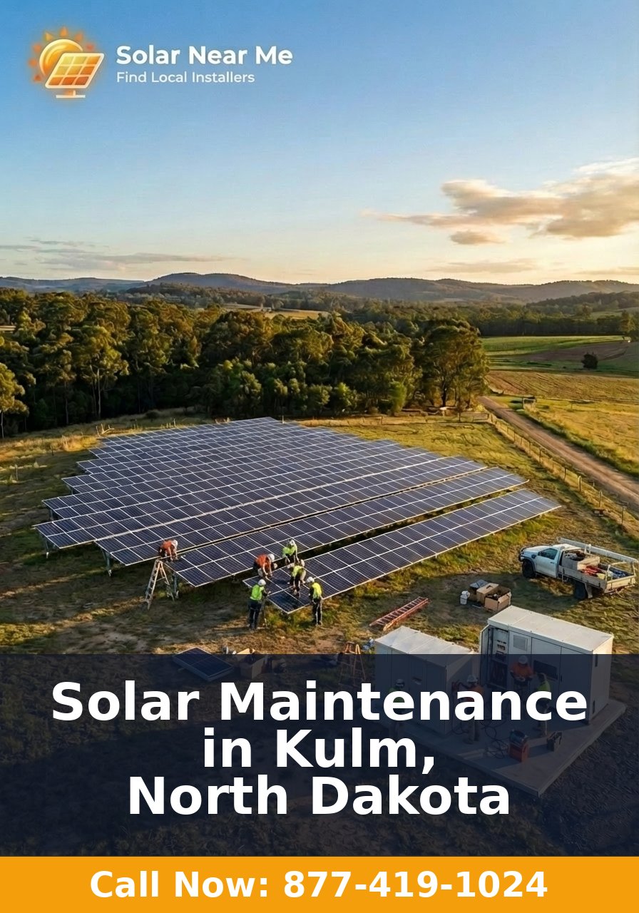 Solar Maintenance in Kulm, North Dakota