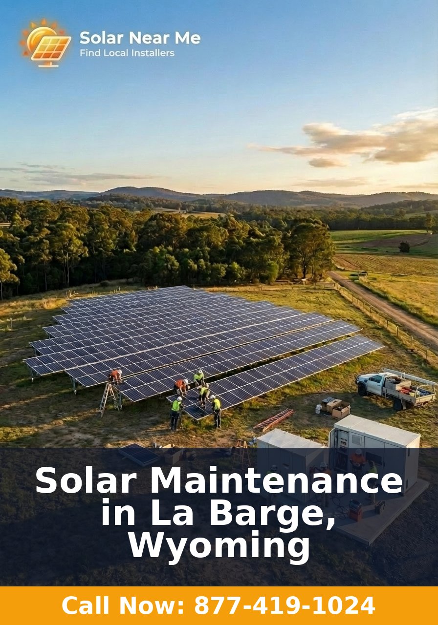 Solar Maintenance in La Barge, Wyoming