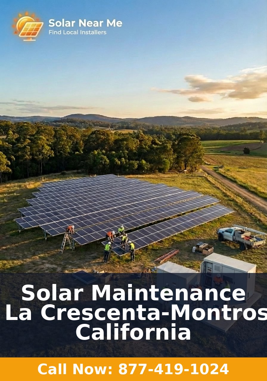 Solar Maintenance in La Crescenta-Montrose, California