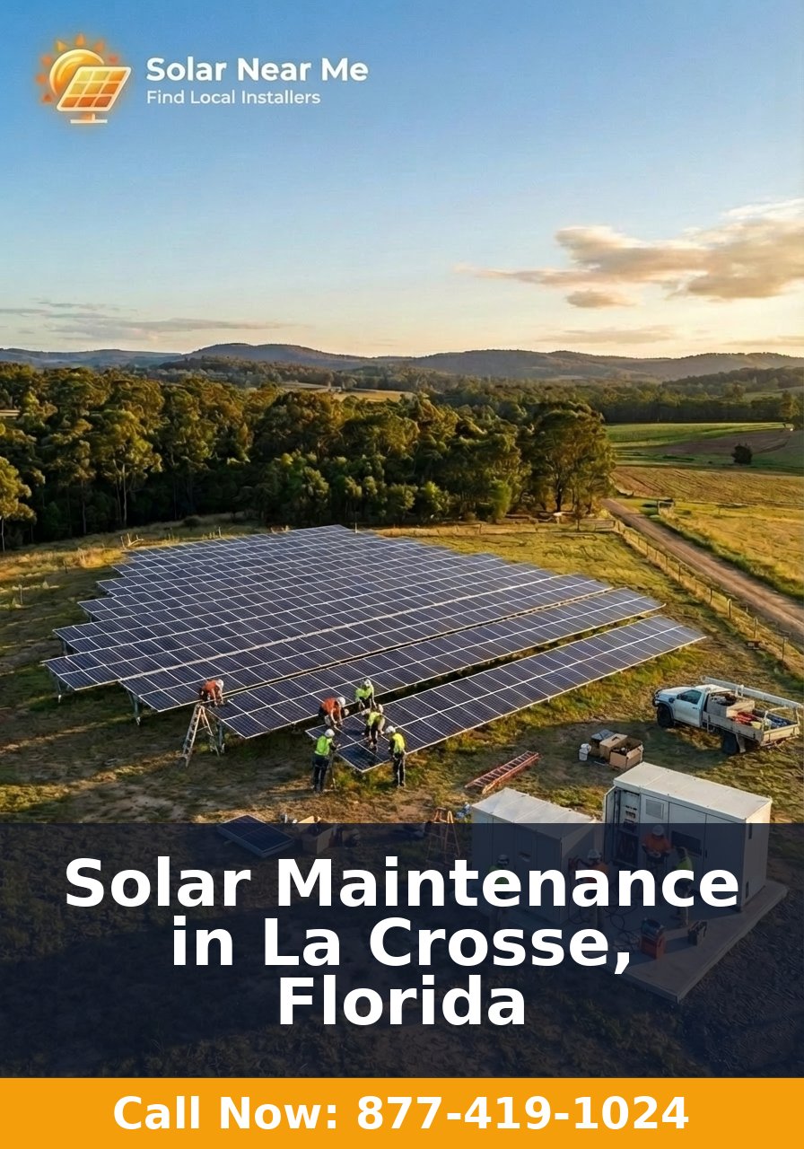 Solar Maintenance in La Crosse, Florida
