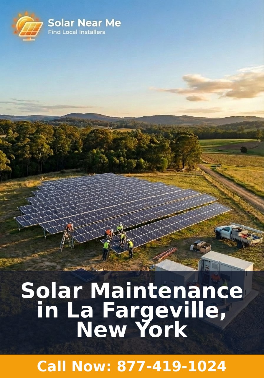 Solar Maintenance in La Fargeville, New York