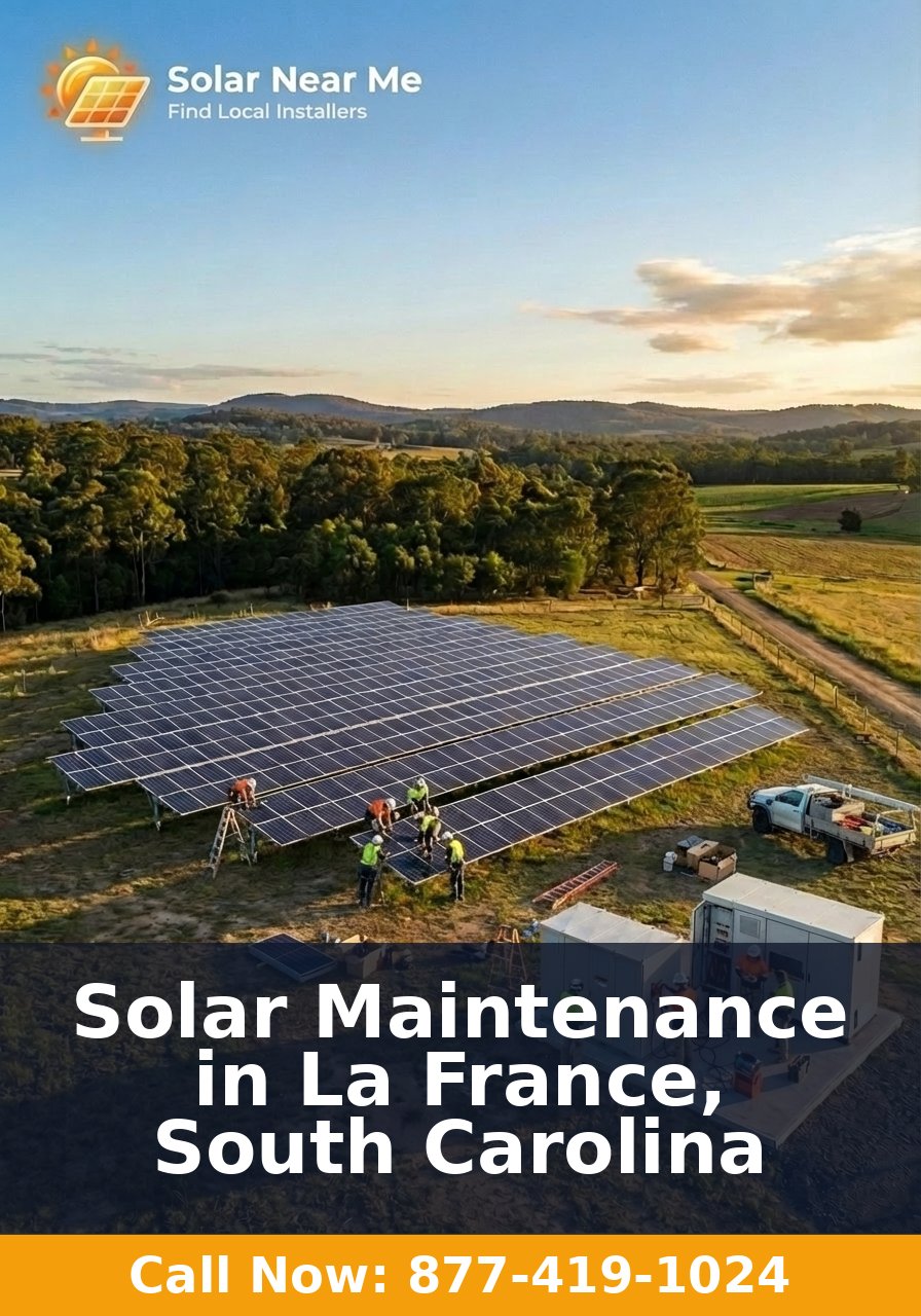 Solar Maintenance in La France, South Carolina