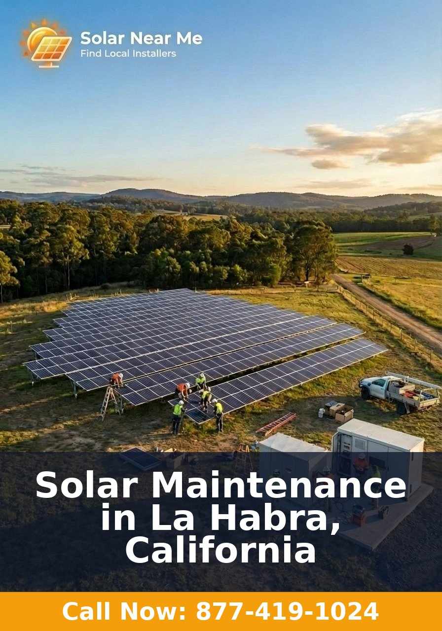 Solar Maintenance in La Habra, California