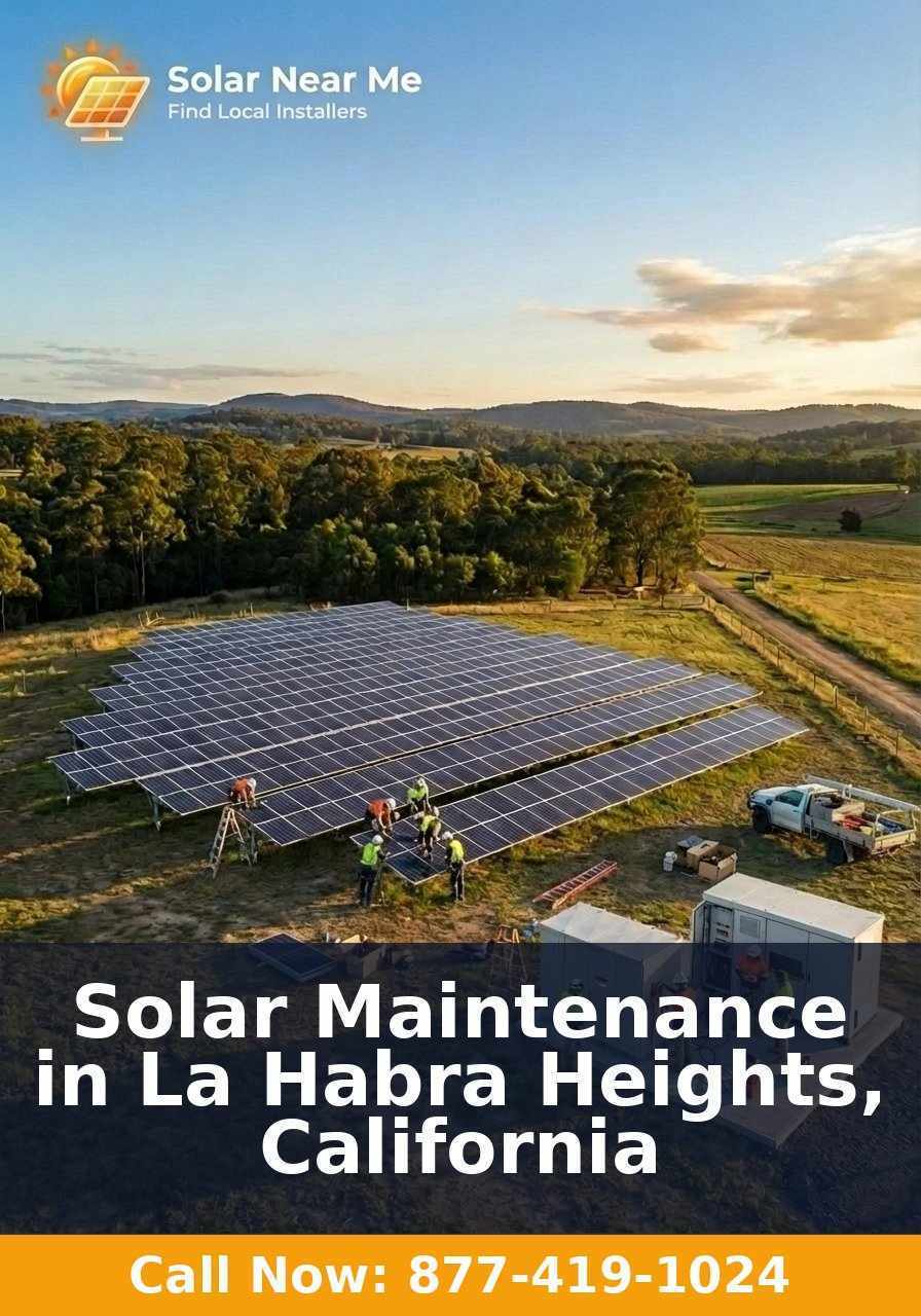Solar Maintenance in La Habra Heights, California