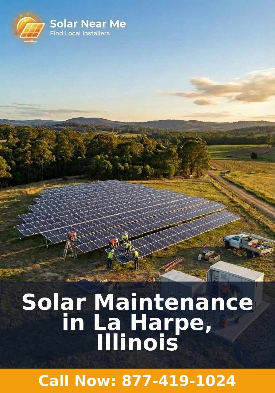 Solar Maintenance in La Harpe, Illinois